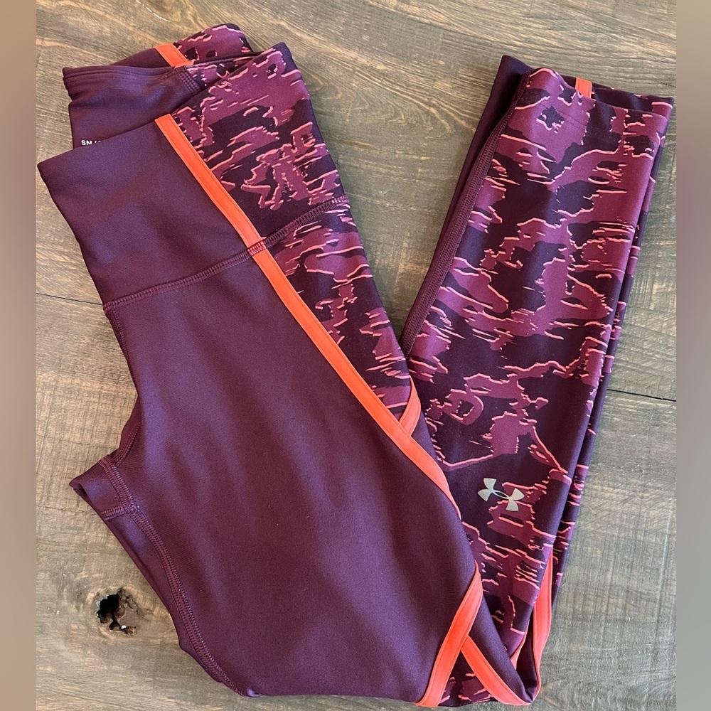 Under Armour Heatgear Women’s Athletic Leggings Size Small EUC